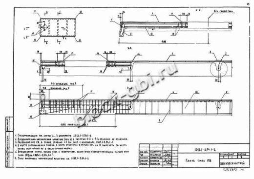 Плита 1ПВ 6-7