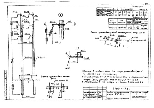 Угловая промежуточная опора 2УП10-1