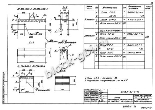 Лоток ЛК 300.45.60-1