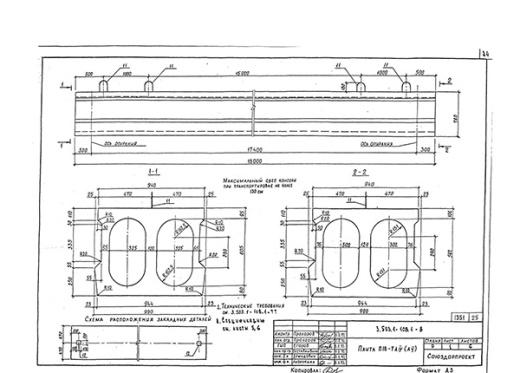 Плита пустотная П18-ТАIV-1