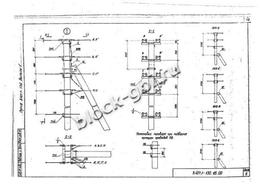 Переходная концевая опора ПК2