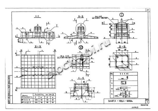 Фундамент МФ2х2-0