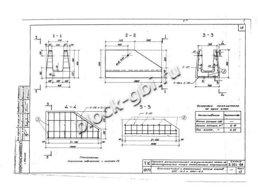 Лоток междушпальный ЛЖН-0.5-2.0