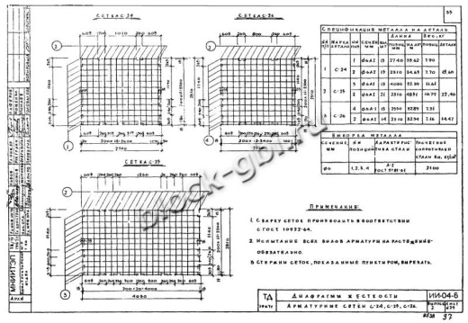 Диафрагма жесткости ВЦ-28-23