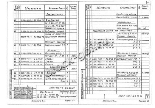 Фундамент ТСУ-100-4,5С