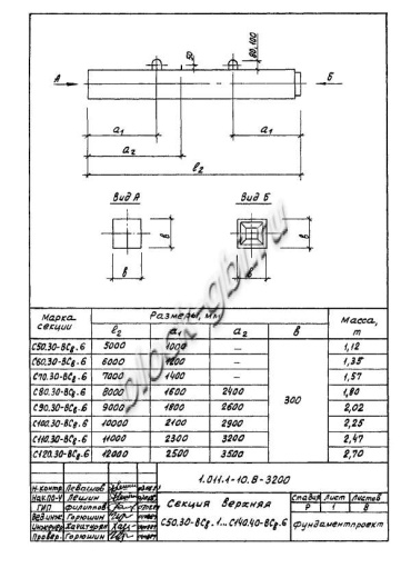 Свая С 280.40-Св.ВП