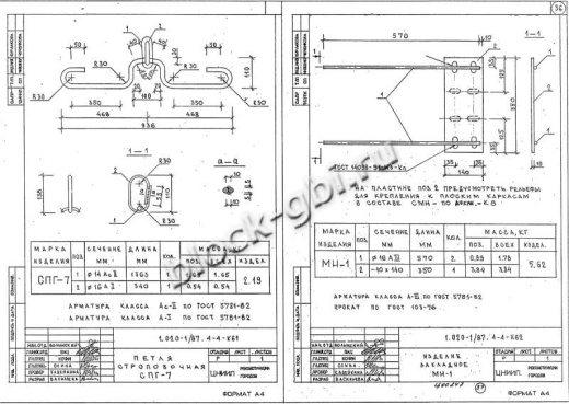 Диафрагма жесткости ДП 26.37