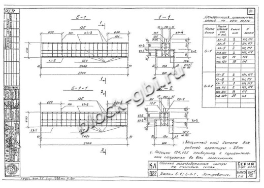 Балка камеры футерованная Б-1-1-фут
