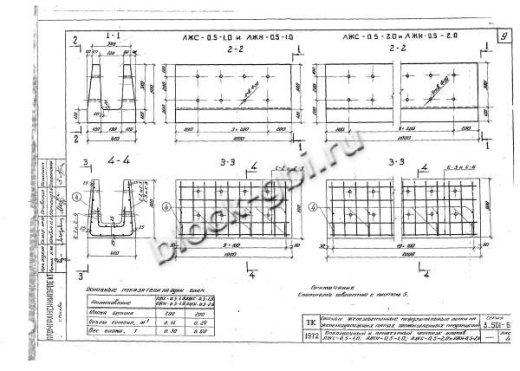 Лоток междушпальный ЛЖС-0.5-2.0