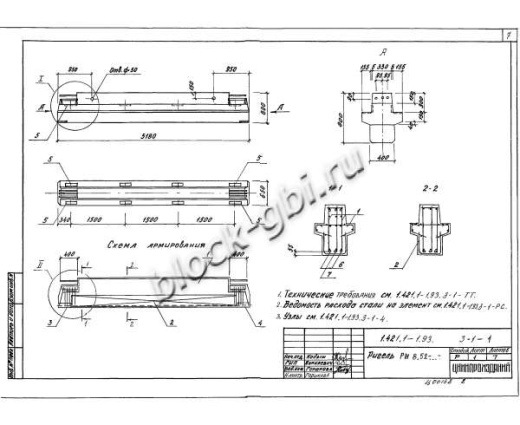 Ригель РЖ 8.52-11