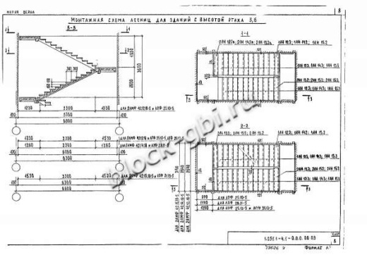Лестничный марш 2ЛМФ 42.15.18-5-1