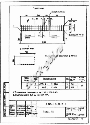 Плита 1ПГ 6-7