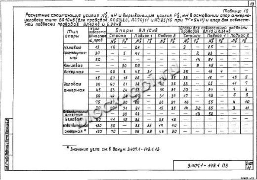 Промежуточная опора П10-1