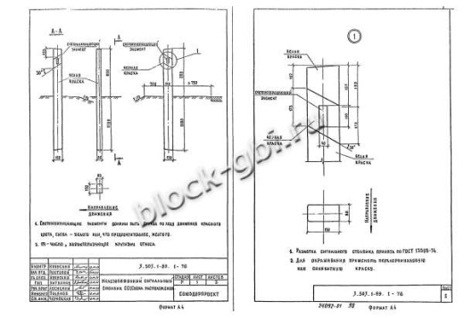 Столбик сигнальный СС-1