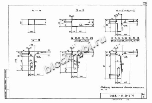 Плита-оболочка 2КЖС 18В-2