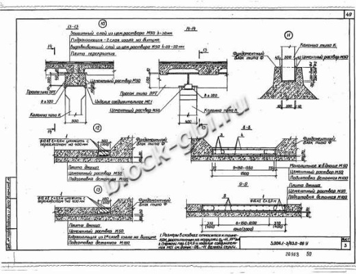 Плита днища коллекторов ПД 48-3