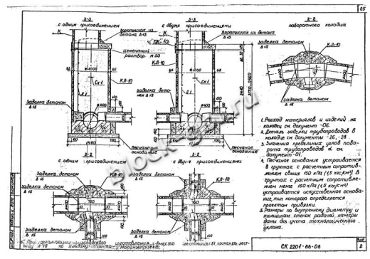 Колодец футерованный КЛ-10-фут
