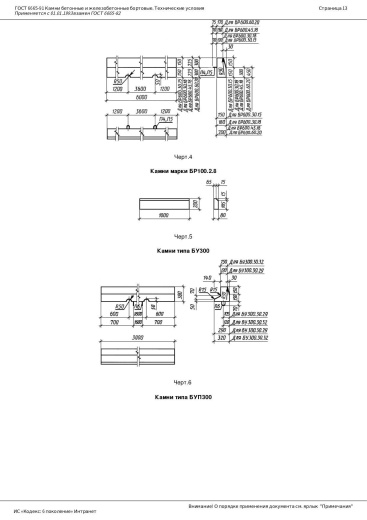 Камень бортовой БУ300.30.29