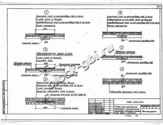 Плита днища коллекторов ПД 48-3