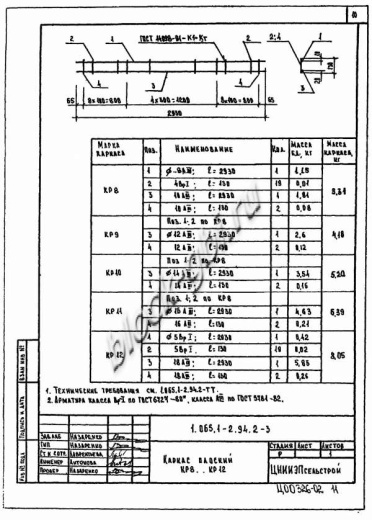 Плита 1ПГ 6-7